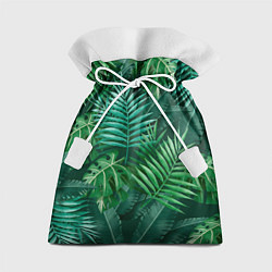 Мешок для подарков Tropical plants pattern, цвет: 3D-принт