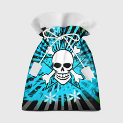 Мешок для подарков Neon Skull, цвет: 3D-принт