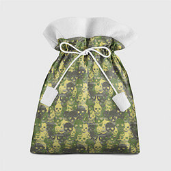 Мешок для подарков Черепа - камуфляж, цвет: 3D-принт