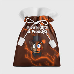 Мешок для подарков FNAF - ФРЕДДИ - Молнии, цвет: 3D-принт