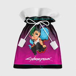 Мешок для подарков Judy art cyberpunk2077, цвет: 3D-принт
