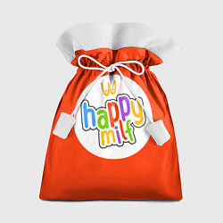 Мешок для подарков HAPPY MILF, цвет: 3D-принт