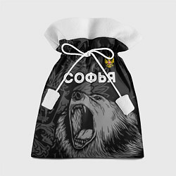 Мешок для подарков Софья Россия Медведь, цвет: 3D-принт