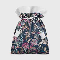Мешок для подарков Холодная хохлома, цвет: 3D-принт