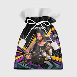 Мешок для подарков Johnny гитарист cyberpunk2077, цвет: 3D-принт