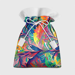 Мешок для подарков Летний тропический принт, цвет: 3D-принт
