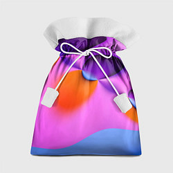 Мешок для подарков Абстрактная красочная композиция Лето Abstract col, цвет: 3D-принт