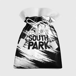 Мешок для подарков Южный парк - персонажи и логотип South Park, цвет: 3D-принт