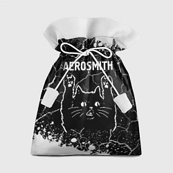 Подарочный мешок Группа Aerosmith и Рок Кот