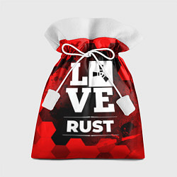 Мешок для подарков Rust Love Классика, цвет: 3D-принт