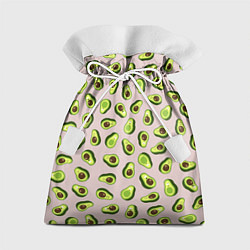 Мешок для подарков Авокадо, текстильный паттерн, цвет: 3D-принт