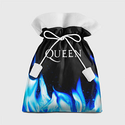 Мешок для подарков Queen Blue Fire, цвет: 3D-принт