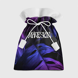Мешок для подарков Maneskin Neon Monstera, цвет: 3D-принт