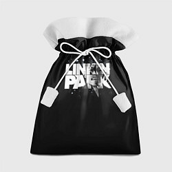 Мешок для подарков Linkin Park логотип с фото, цвет: 3D-принт