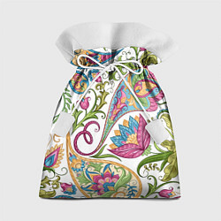 Мешок для подарков Fashionable floral Oriental pattern Summer 2025, цвет: 3D-принт
