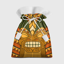 Мешок для подарков Polynesian tiki ANGRY, цвет: 3D-принт