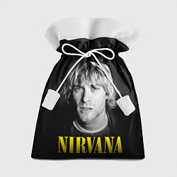 Мешок для подарков Nirvana - Kurt Donald Cobain, цвет: 3D-принт