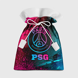 Мешок для подарков PSG - neon gradient, цвет: 3D-принт