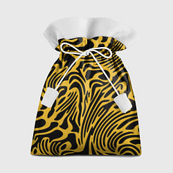 Мешок для подарков Имитация шкуры тигра - паттерн, цвет: 3D-принт
