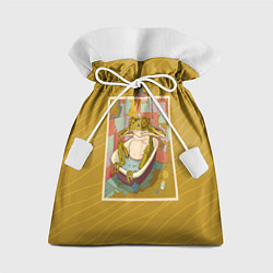 Мешок для подарков Отдыхающая лягуха, цвет: 3D-принт