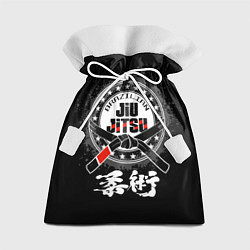 Мешок для подарков Brazilian fight club Jiu-jitsu, цвет: 3D-принт