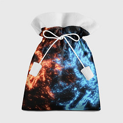 Мешок для подарков Fire and Water Огонь и вода, цвет: 3D-принт