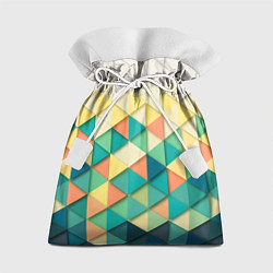 Мешок для подарков Мозаичный градиент, цвет: 3D-принт