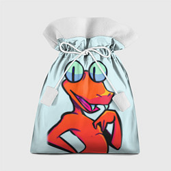 Мешок для подарков Оранжевый - Радужные друзья, цвет: 3D-принт