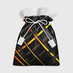 Мешок для подарков Цветные переплетающиеся линии, цвет: 3D-принт