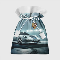 Мешок для подарков Porsche - racing route - motorsport, цвет: 3D-принт