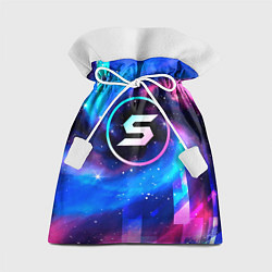 Мешок для подарков Skillet неоновый космос, цвет: 3D-принт