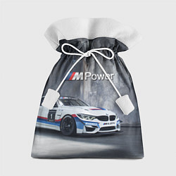 Мешок для подарков BMW M4 GT4 - racing team - motorsport, цвет: 3D-принт