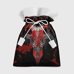 Мешок для подарков Slipknot - красный козел, цвет: 3D-принт