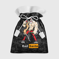Мешок для подарков Bad Santa and sexy girl, цвет: 3D-принт