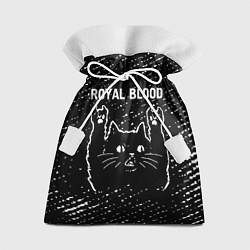 Мешок для подарков Группа Royal Blood и рок кот, цвет: 3D-принт