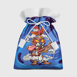 Мешок для подарков Индеец с гитарой, цвет: 3D-принт