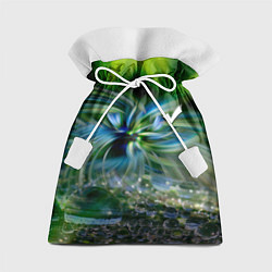 Мешок для подарков Манитные поля - абстракция, цвет: 3D-принт