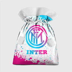 Мешок для подарков Inter neon gradient style, цвет: 3D-принт