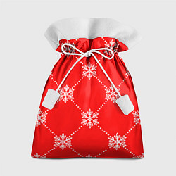 Мешок для подарков Праздничный узор, цвет: 3D-принт