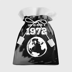 Мешок для подарков На Земле с 1972: краска на темном, цвет: 3D-принт