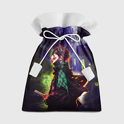 Мешок для подарков Клинок, рассекающий демонов - Киберпанк, цвет: 3D-принт