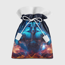 Мешок для подарков Накаченный бык, цвет: 3D-принт