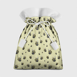 Мешок для подарков Пчелки - паттерн, цвет: 3D-принт