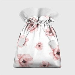 Мешок для подарков Цветок сакуры на белом фоне, цвет: 3D-принт