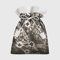 Мешок для подарков Коричневый тай-дай, цвет: 3D-принт