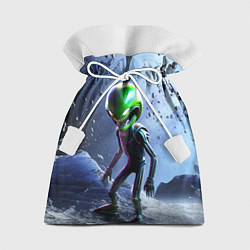 Мешок для подарков Alien during a space storm, цвет: 3D-принт