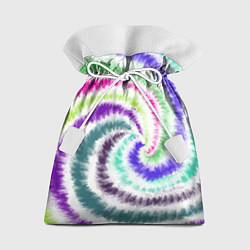 Мешок для подарков Тай-дай разноцветный, цвет: 3D-принт
