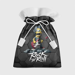 Мешок для подарков Рок Симпсоны, цвет: 3D-принт