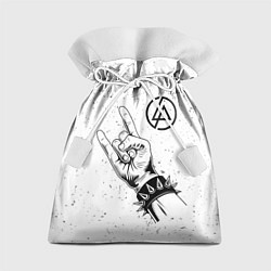 Мешок для подарков Linkin Park и рок символ, цвет: 3D-принт