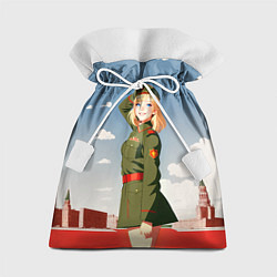 Мешок для подарков Боевая девчонка, цвет: 3D-принт